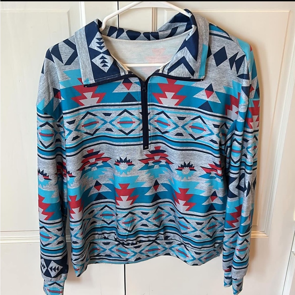 Aztec pullover